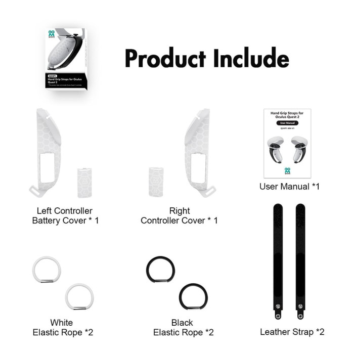 Накладки на маніпулятори Meta (Oculus) Quest 2 AMVR White