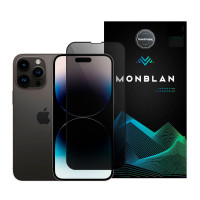 Захисне скло для iPhone 16 Pro / 17 - Monblan, Anti-Peep