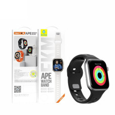 Ремінець для Apple Watch - 42/44/45/46/49mm, Blueo Fluoro Rubber, Black