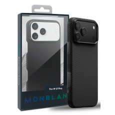 Чохол для iPhone 17 Pro - Monblan Kevlar Air MagSafe, Black Gray
