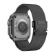 Ремінець для Apple Watch - 42/44/45/46/49mm, Milanese Loop Strap Band, Black
