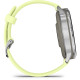 Смарт-годинник Garmin Venu 4 45mm Silver with Citron Silicone Band