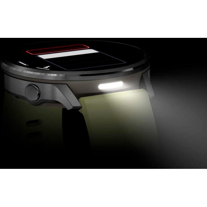 Смарт-годинник Garmin Venu 4 45mm Silver with Citron Silicone Band
