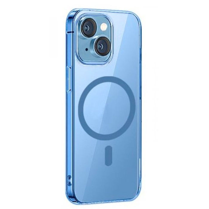 Чохол для iPhone 14 Plus - WIWU Crystal Series MagSafe, Blue