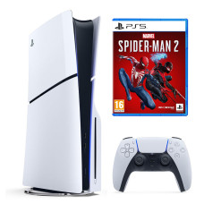 Sony PlayStation 5 Blu-ray (Slim / 2023) + Marvel’s Spider-Man 2