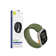 Ремінець для Apple Watch - 42/44/45/46/49mm, Blueo Trailweave Lite Loop Band, Army Green