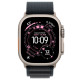 Apple Watch Ultra 3 Natural Titanium, Black Alpine Loop, (Large), LTE