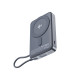 Додатковий аккумулятор Choetech 10000mAh Qi2 PD 35W Magnetic Power Bank with Type-C cable Out Grey