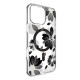 Чохол для iPhone 16 Pro Max - Switcheasy Style M MagSafe, Black Flower