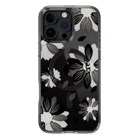 Чохол для iPhone 16 Pro Max - Switcheasy Style M MagSafe, Black Flower