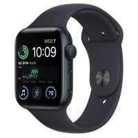 Apple Watch SE (2Gen) 40mm Midnight, Midnight Sport Band (S/M) (2023)