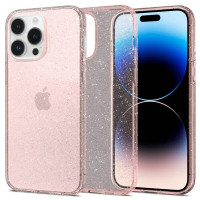 Чохол для iPhone 14 Pro Max - Spigen Crystal Glitter, Rose Quartz