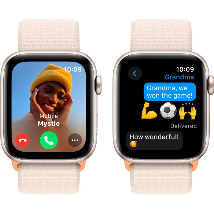 Apple Watch S8 45mm Starlight, Starlight Sport Band