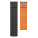 Ремінець для годинника Garmin - QuickFit 22mm, Silicone Magnetic Strap, Black Orange