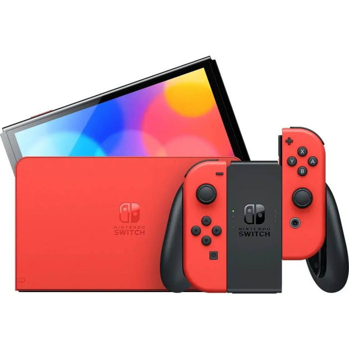 Портативна ігрова приставка - Nintendo Switch OLED Mario Red Edition