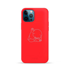 Чохол для iPhone 12/12 Pro - Pump Silicone Minimalistic, Cat Balls