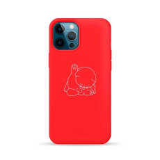 Чохол для iPhone 12/12 Pro - Pump Silicone Minimalistic, Cat Balls