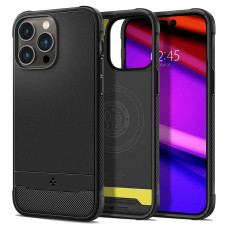 Чохол для iPhone 14 Pro - Spigen Armor Rugged MagSafe, Matte Black