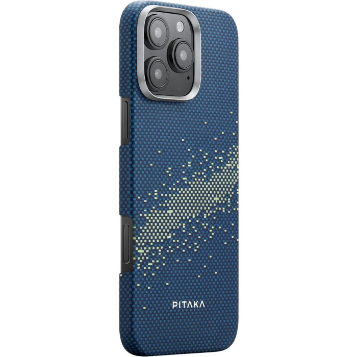 Чохол для iPhone 16 Pro Max - Pitaka Tactile Woven MagSafe, Milky Way Galaxy