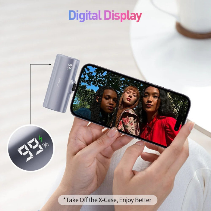 Додатковий аккумулятор iWalk 5000mAh Linkpod X Silver