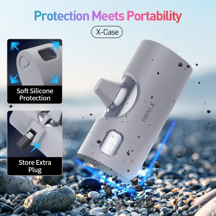 Додатковий аккумулятор iWalk 5000mAh Linkpod X Silver