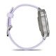 Смарт-годинник Garmin Venu 4 41mm Silver with Periwinkle Silicone Band