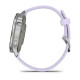 Смарт-годинник Garmin Venu 4 41mm Silver with Periwinkle Silicone Band