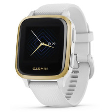 Смарт-годинник Garmin Venu Sq, White + Light Gold