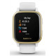 Смарт-годинник Garmin Venu Sq, White + Light Gold