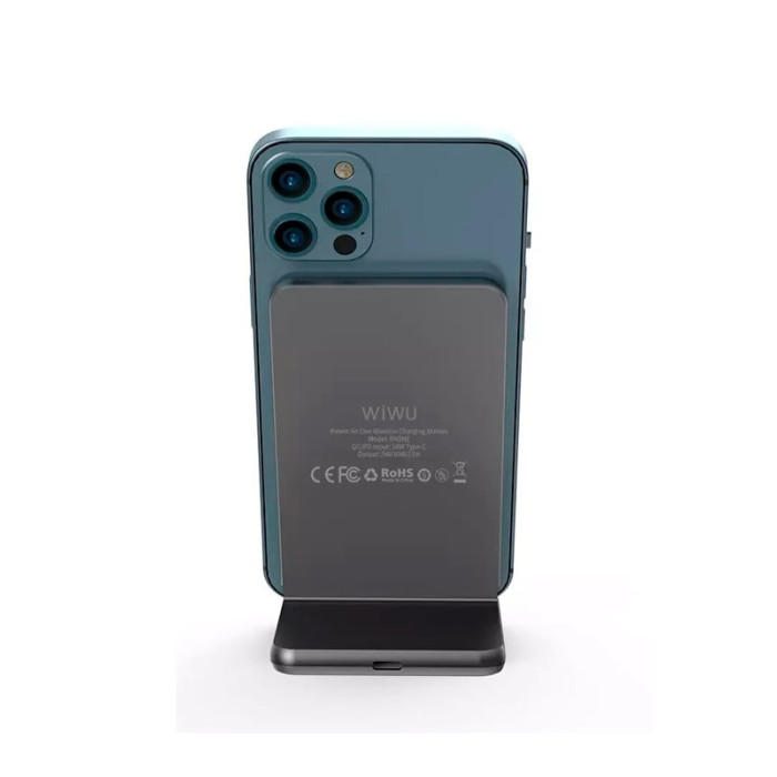 Бездротова зарядна станція - Wiwu, Power Air One, 15W Black