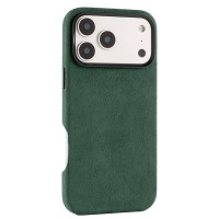 Чохол для iPhone 17 Pro - ALMA Alcantara Full-Wrap MagSafe, Pentland Green