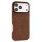 Чохол для iPhone 17 Pro - ALMA Alcantara Full-Wrap MagSafe, Cognac Brown Чохол для iPhone 17 Pro - ALMA Alcantara Full-Wrap MagSafe, Cognac Brown