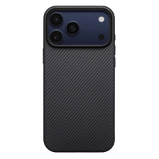 Чохол для iPhone 17 Pro - Pitaka Aramid Edge Ultra-Slim Twill 600D MagSafe, Black / Grey