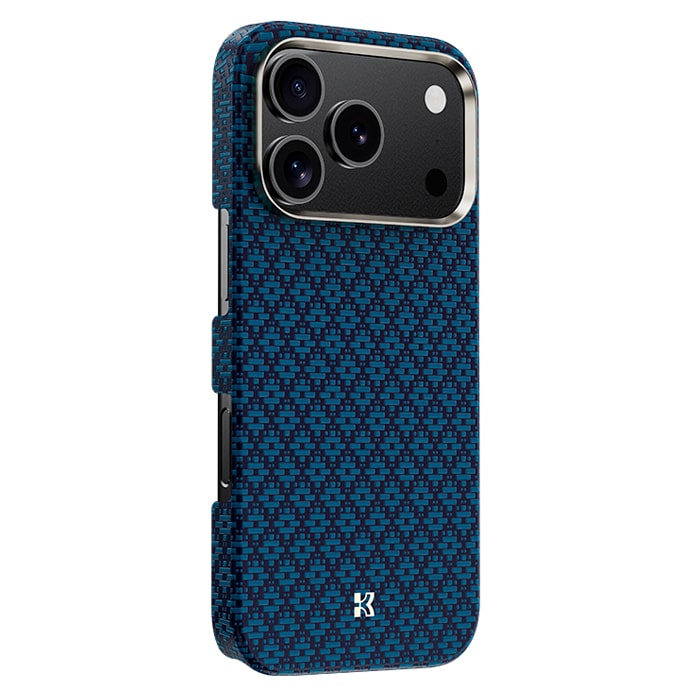 Чохол для iPhone 17 Pro / 18 Pro - Benks Armor Air Grid Kevlar MagSafe, Blue