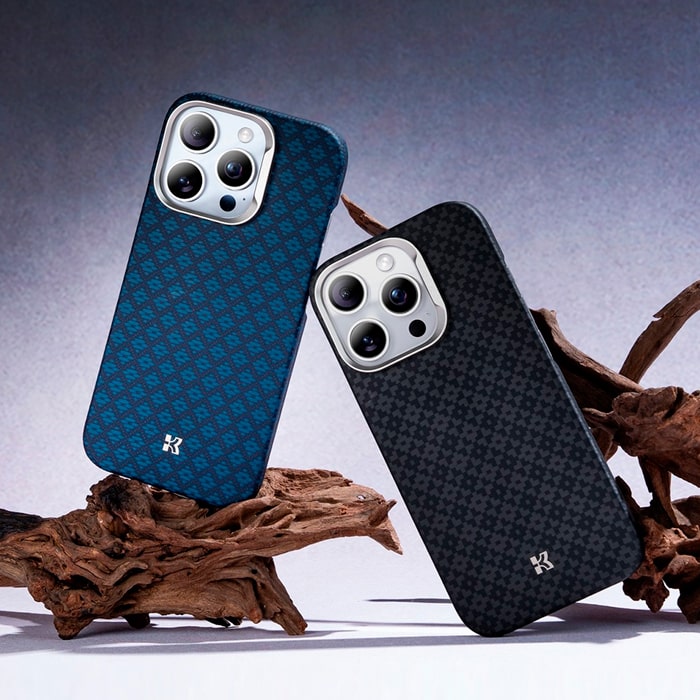 Чохол для iPhone 17 Pro / 18 Pro - Benks Armor Air Grid Kevlar MagSafe, Blue
