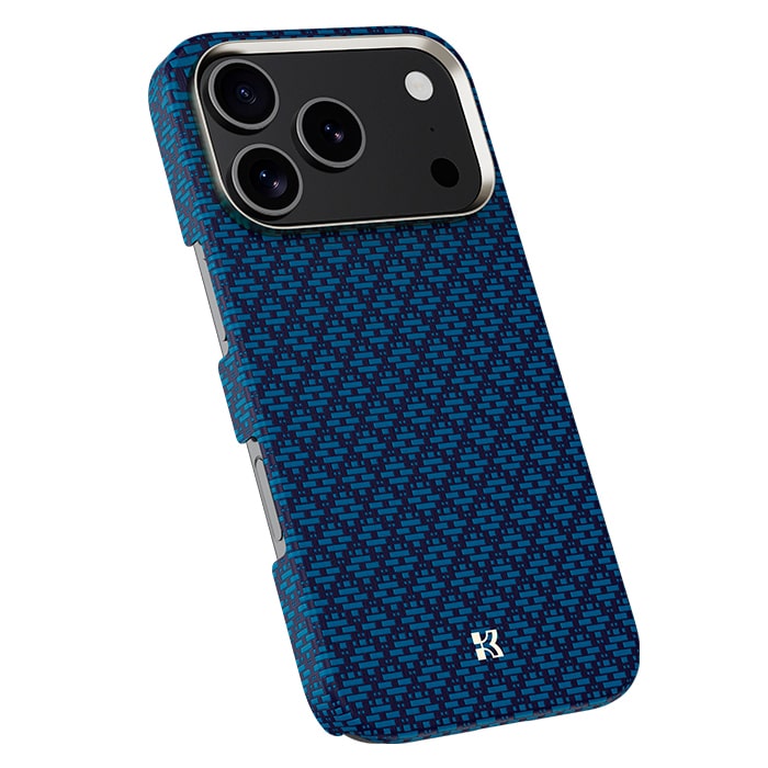 Чохол для iPhone 17 Pro Max / 18 Pro Max - Benks Armor Air Grid Kevlar MagSafe, Blue