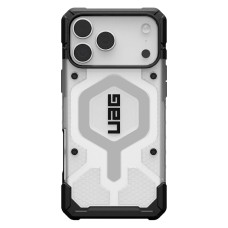 Чохол для iPhone 17 Pro Max - UAG Pathfinder Clear MagSafe, Ice / Silver