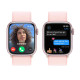 Apple Watch S9 41mm Pink, Light Pink Sport Loop (One Size)