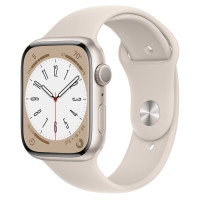 Apple Watch S8 41mm Starlight, Starlight Sport Band (S/M) Вживаний (б/в)