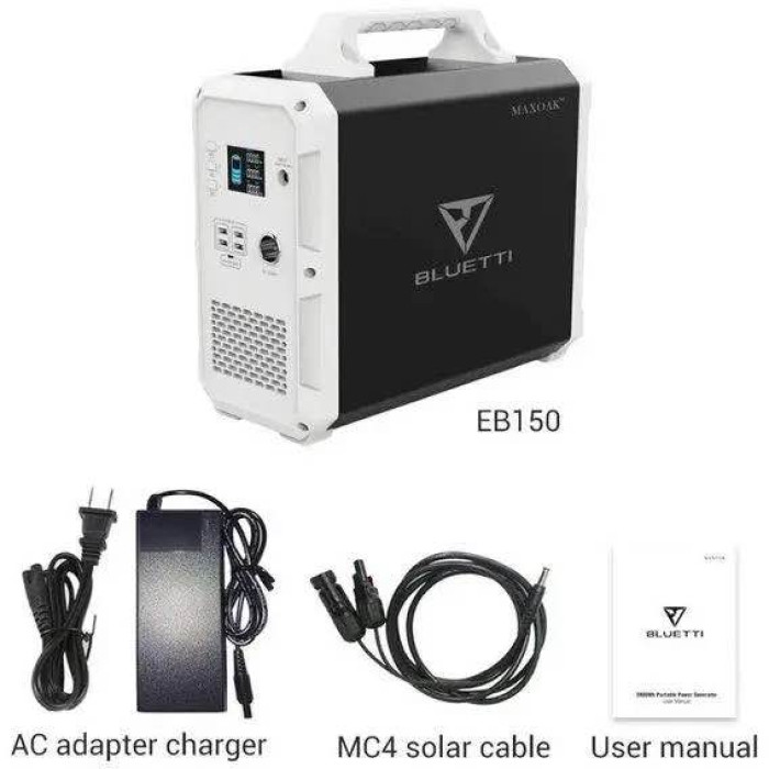 Зарядна станція Bluetti Portable EB150 (1500 Вт/г, 1000 Вт)
