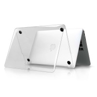 Чохол-накладка для Macbook Air 13 - Wiwu iSHIELD Stand Shield Series, Transparent (2018-23)