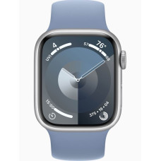 Apple Watch S9 41mm Silver, Winter Blue Sport Band (S/M)