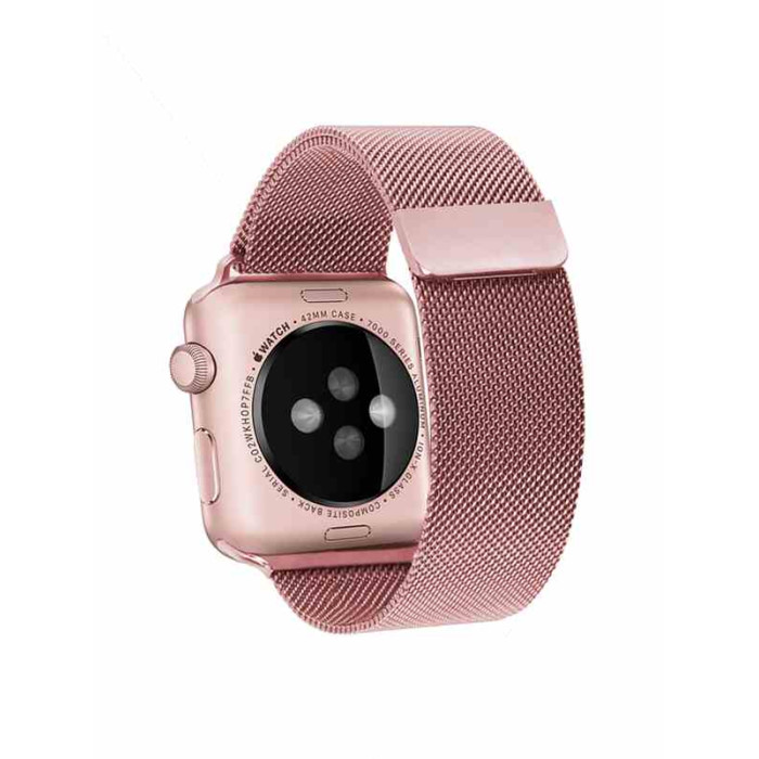 Ремінець для Apple Watch - 38/40/41mm, Milanese Loop, Rose Gold (HC)