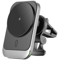 Тримач з безпровідною зарядкою WIWU Freelander Wireless Charger 15W Black