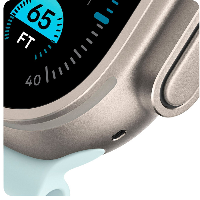 Apple Watch Ultra 2 2024 Natural Titanium, Ice Blue Ocean Band, LTE