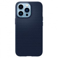 Чохол для iPhone 13 Pro - Spigen Liquid Air, Navy Blue