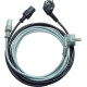 Кабель живлення 220v 3*1.0mm Мідь EURO Plug, 1,5м