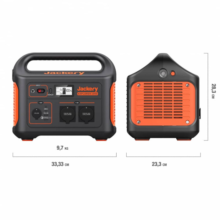 Зарядна станція Jackery Explorer 1000 EU (1002 Вт/г, 1000 Вт)