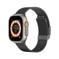 Ремінець для Apple Watch - 42/44/45/46/49mm, AmazingThing Titan Metal, Silver