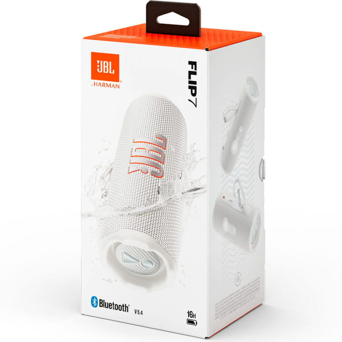 Портативна колонка JBL Flip 7 White